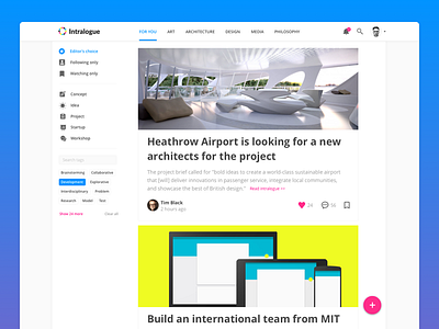 Knowledge sharing rethought interaction design ixd material design ui ux ux research web