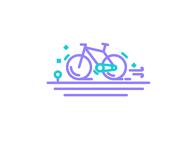 Bicycle bicycle free icon illustrator line