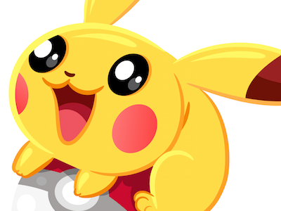 Pikachu Pokemon go app character cute designer freelance game go logo nintendo pikachu play pokemongo