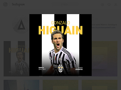 Welcome to Higuain calcio colors design football higuain juventus minimal post social social media visual