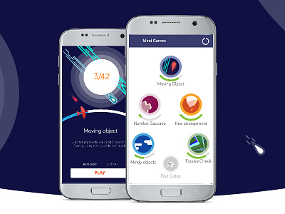 Mind Games App design graphic icon illustration level ui ux