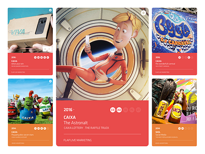Work timeline cards card flat portfolio ui