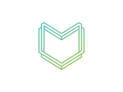 Metvuong Logo Concept abstract branding building business house letter m logo mark real estate realty square metre vietnam