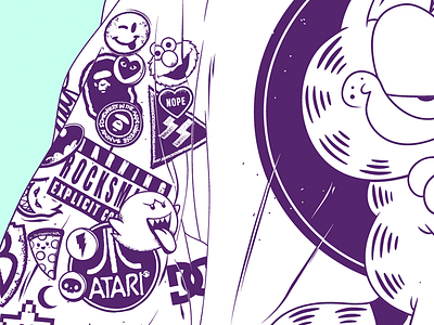 rematch bape details huf outline pizza stroke