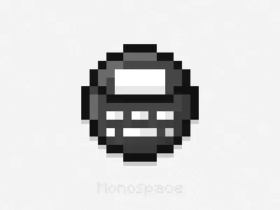 Monospace | 16x16 Pixel Icon 16x16 art design icon iconography illustration monospace pixel visual