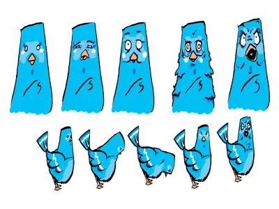 Birdtroubles animation asset birds