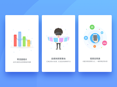 Fengmi Apps Onboarding android illustration ios onboarding tv ui