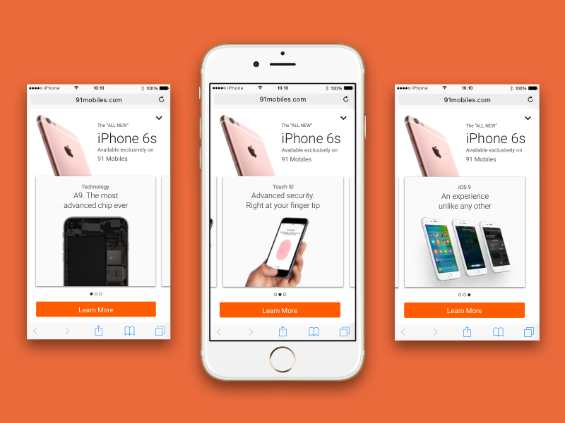 Example of Fullscreen Interactive Mobile Ad