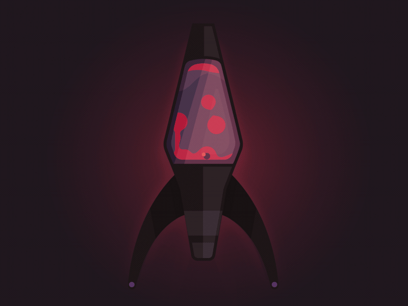 Lavaocket animation dark fun gif glow illustration interaction lava red ui website