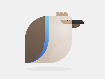 Kookaburra abstract bird illustration kookaburra shapes