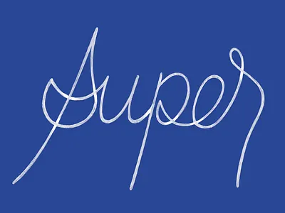 Super bic lettering super type