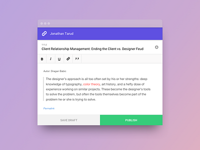 Quote Link - Ui form link material design plugin quote ui wordpress wysiwyg