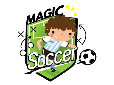 Logo Magicsoccer camp kids soccer sport