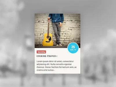 Featured Event Widget church churches events events calendar flexslider mosque multi purpose non profit religion religious responsive sermon