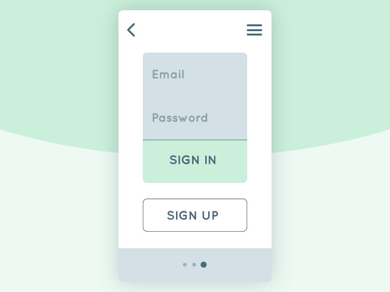 Login Form - Daily UI #001 by Luigi Benvenuti on Dribbble
