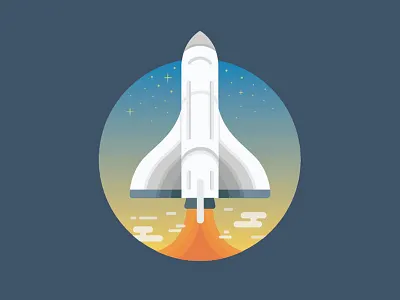 Rocket Illustration design flat illustration graphic design illustration rocket