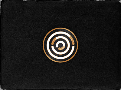 Cycle cig cigarette circle dot enamel line pin texture