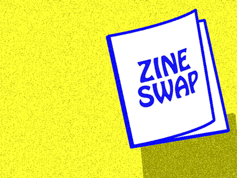 Zine Swap! animation c4d cats lofi midori skylab skylab gallery zine zine swap zines