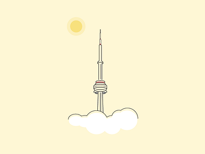 Cn Tower Illustration cn tower toronto