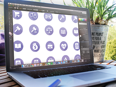Category Icons category flat icons illustrator lawyer