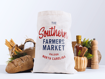 Farmers Market logo mockup