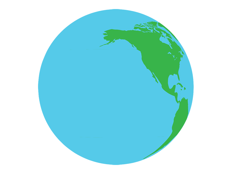 Spinning Earth blue planet earth green planet spinning