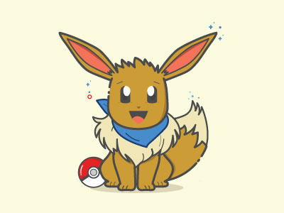 Eevee eevee pokeball pokéball pokemon