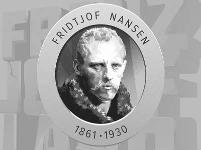 FRIDTJOF NANSEN art digital illustration image