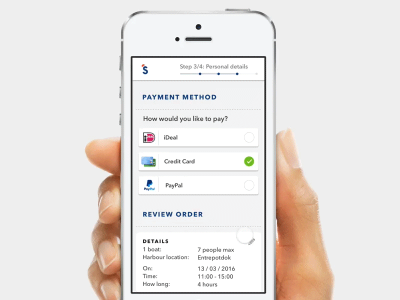 Adam's Boats mobile checkout check out mobile