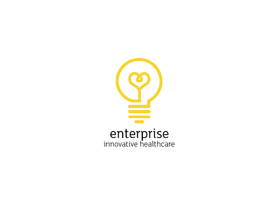 Enterprise Health branding design graphics health healthcare identity logo