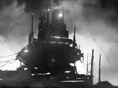 Daily sketch concept art daily environment landscape photoshop scifi sketch