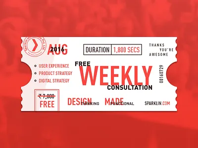 Free Design Consulting - Sparklin android experience free interactive interface ios mobile ticket typography ui ux website
