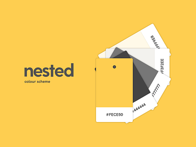 Nested Colour Scheme branding color colour logo nested palette property scheme yellow