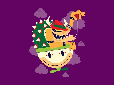 Bowser for Guzu Gallery bowser illustration koopa nintendo snes super mario world
