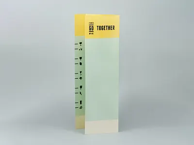 Go Together - Menu branding food illustration menu wine