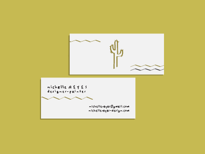 Nichelle Reyes Mini Business Cards