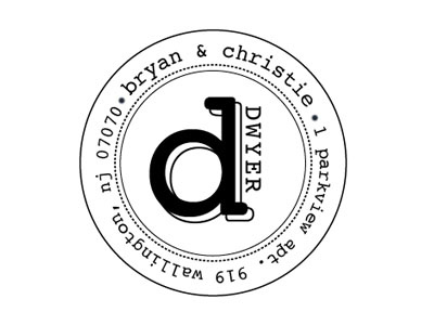 Stamp Design address design illustrator married stamp