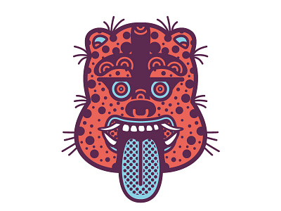 Tecuán illustration mask mexico tecuan vector