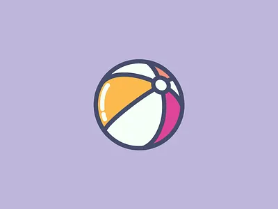 Life's a Beach... Ball beach beach ball flat icon summer