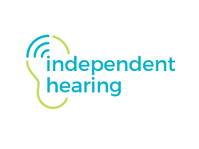 Hearing Logo colour ear hearing icon line logo logo