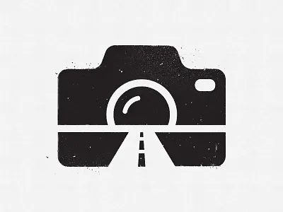 Travel Photographer adventure camera logo outdoors road travel