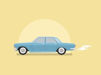 Russian car blue car exhaust shadow volga wheel