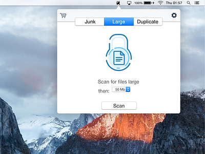 Mini Cleaner_part 2 cleaner el capitan mac app osx ui ux