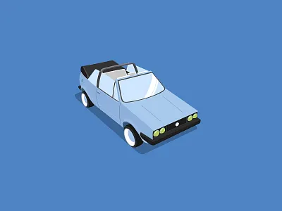 Cabriolet automobile blue cabriolet car lights wheels window shade