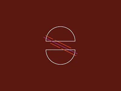 Space icon line logo s space