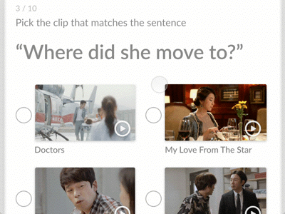 Game idea: Pick the right dialogue games language prototype subtitle video viki