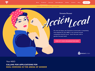 Acción Local 2016 - feminism gender ngo non profit rosie the rivetter tectonica