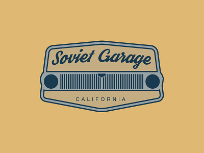 Soviet Garage flat logotype oldschool