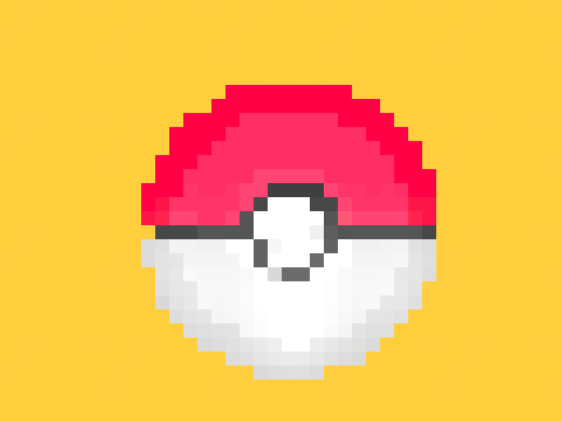 Hail Instinct! 2d 3d 8 bit animation c4d cinema 4d gif mograph pokeball pokemon