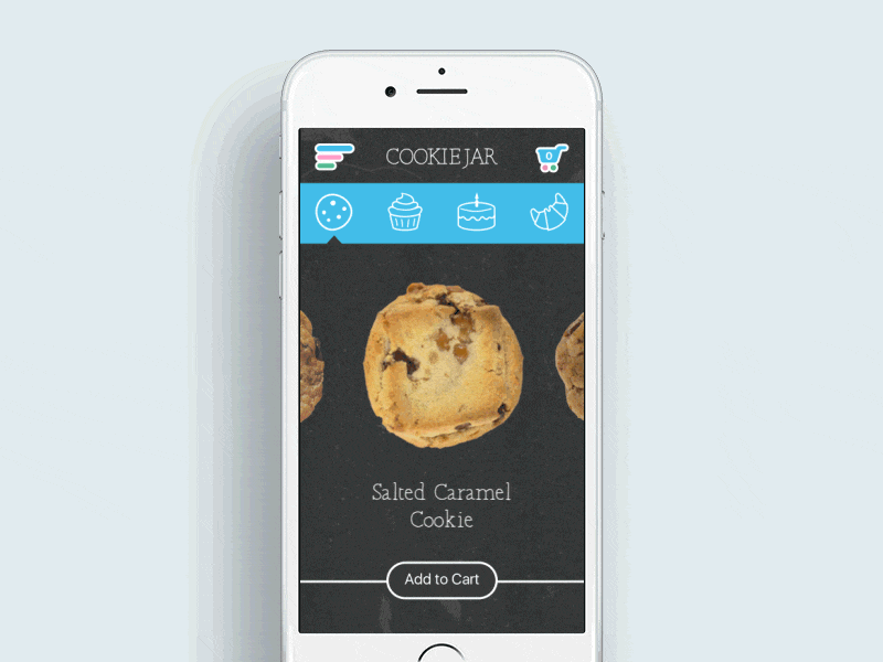 No.4 Product Showcase cookies delivery app interaction design product design product showcase ui ux visual design